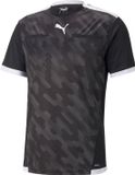 Puma Teamliga Scheidsrechtersshirt Korte Mouw Heren - Zwart | Maat: XXL