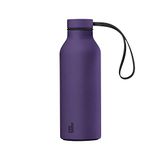 con-tatto Fles thermosfles met 3 wanden van staal en koper – koude dranken 25 uur en 15 uur warm – hoofdband en deksel voor sportdeksel inbegrepen! (ultraviolet)
