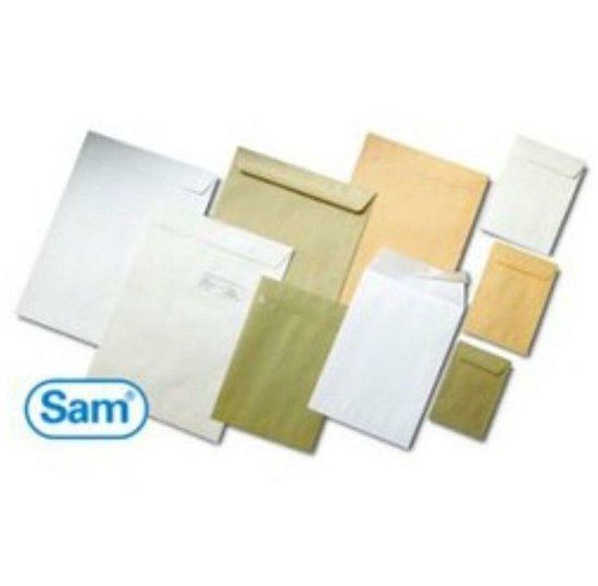 Envelop Sam Envelop A-12 DIN B4 Wit 250 x 353 mm Zelfklevend 100 g/m²