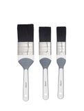 Harris Seriously Good 3 Pack Gloss Flat Brush Set, 1", 1.5", 2", Hoek