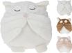 Home & Styling Stopper de porte hibou 18x16x20cm 3 assortis
