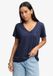 Superdry Studios Slub T-shirt met Borduursel Dames Marineblauw