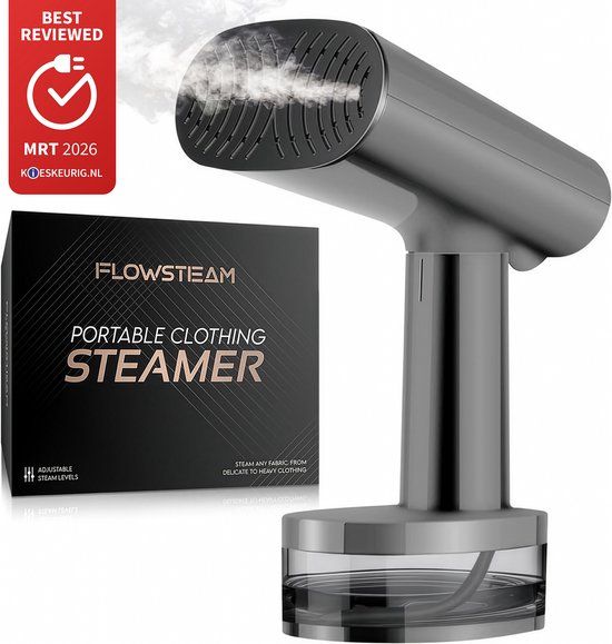 FLOWSTEAM® Luxe Kledingstomer - Matte Gray Edition - SG5657