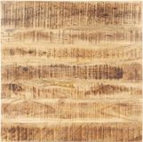 vidaXL Tafelblad 25-27 mm 60x60 cm massief mangohout
