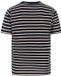 Protest PRTCalow T-shirt Homme Manches Courtes Col Rond Coupe Normale Coton Rayé Nightsky Navy XL