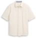 Tom Tailor - Comfort Fit chemise en coton à manches courtes - Taille M - Gardenia White