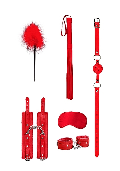 Ouch! Kits Beginners Bondage Kit - Red