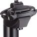 Fischer Zadelpen, zwart, staal, met vering, 27.20 cm diameter, geschikt voor mountainbike