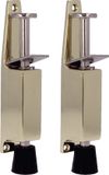 Amig Deurvastzetter / Deurvergrendeling - 2x - 120 x 25mm - 28mm Slag - Voetbediening - Doré