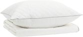 vidaXL Duvet set FULDA 2-person White 155 x 200 cm Summer
