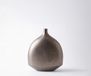Vase Hématite Gutta l27 x P12 x H31 cm Aluminium Moulé