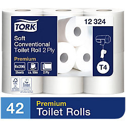 Tork Toiletpapier Premium Extra-Soft Maxi 2-laags 42 Rollen à 396 Vellen