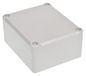 RS PRO ABS behuizing grijs buitenmaat 89,35 x 74,5 x 41mm IP67