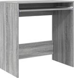 vidaXL Bureau Grijs Sonoma Bewerkt Hout 77.5 x 43 x 79 cm