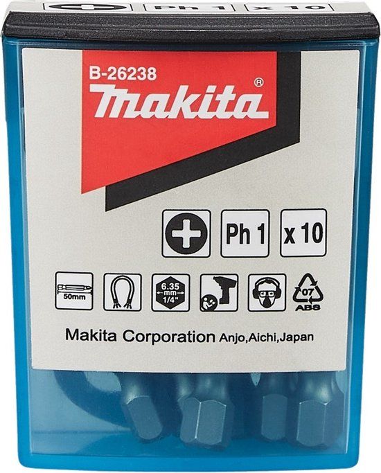Makita Schroefbit PH1x50mm 10stk - B-26238