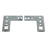 Paxanpax PLD1587 Compatibel voor BSH Bosch, Neff, Siemens Multi-Model Fitting Vaatwasser Beugel Bevestigingsset (00165778), Zilver