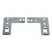 Paxanpax PLD1587 Compatibel voor BSH Bosch, Neff, Siemens Multi-Model Fitting Vaatwasser Beugel Bevestigingsset (00165778), Zilver