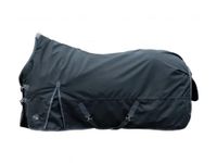 HKM Glasgow 1200D, 100g wattenvulling Highneck deken Zwart 125