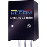 RECOM R-78HB5.0-0.5 convertisseur CC/CC, montage sur circuit imprimé 48 V/DC 5 V/DC 0.5 A 2.5 W