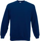 Fruit Of The Loom Heren Set-In Belcoro® garen Sweatshirt (Marine)