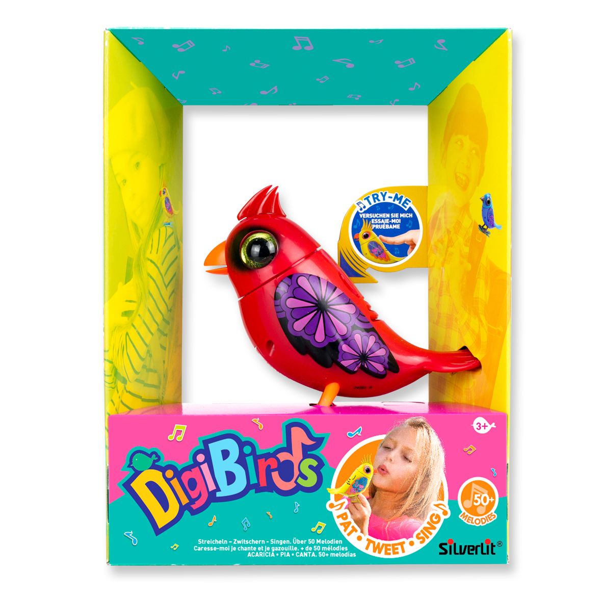 Silverlit DigiBirds Single - Interactief speelgoed - Meerkleurig - 3+ jaar