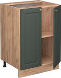 Vicco Fame-Line Keukenonderkast – 60 cm, WB Antraciet Groen-Goud Landhuis