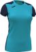 Joma Sportshirt Dames Record II Turkoois/Zwaar Blauw Korte Mouw Polyester