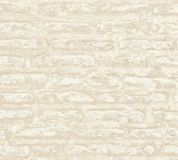 A.S. Création STENENLOOK BEHANG | industrieel - Beige Wit