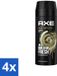 AXE Deodorant Spray Gold Temptation - 4 x 150 ml