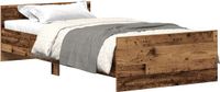 vidaXL Bedframe zonder matras, oud hout, 75 x 190 cm