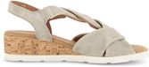 Gabor - Femme - Sandale de marche - Cuir - Liège/Caoutchouc semelle - Velcro - Coupe normale - Printemps/Été 2026
