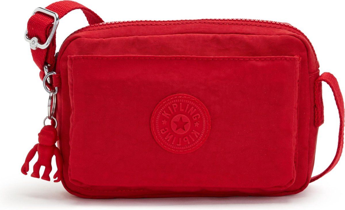 Kipling Crossbodytas Abanu - rood - Polyamide - 2021