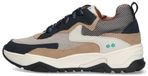 BunniesJR 225877-129 Jongens Lage Sneakers - Blauw - Leer - Veters