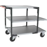 Fimm Chariot de table avec roue CC à 2 étages et 2 poignées 1225x540x980 mm