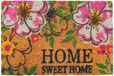 Merkloos Relaxdays Deurmat kokos - home sweet home - 60x40 cm - antislip