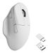 Keychron M7-A3 Ambidextrous Bluetooth + USB Type-C Optische Muis Wit 26000 DPI