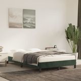 Maison Exclusive - Cadre de lit sans matelas, vert foncé, 120x200 cm, velours