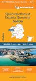 Spagna-Galizia: Michelin Galicia - Michelin Regional Map 571