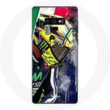 Maniacase Hoesje voor Samsung Galaxy Note 9 Valentino Rossi kampioen snelheidsracer