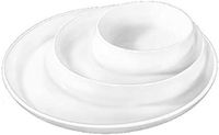 Wilmax WL-992691/A Porselein Gedeelde gerecht, wit, 25,5 cm diameter