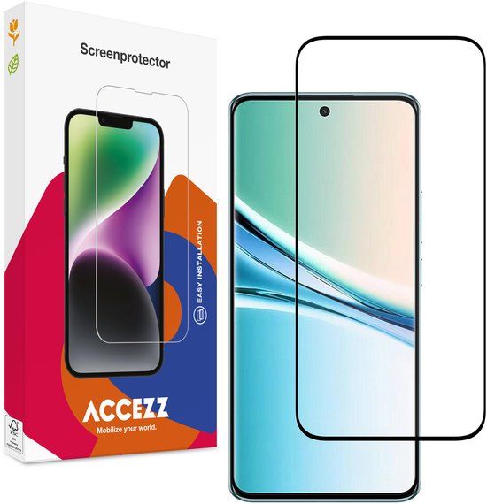 Accezz Screenprotector - Gehard Glas Full Cover voor Xiaomi Redmi Note 15 (4G)