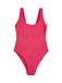 Next Dames Buikcorrigerend badpak met lage hals en brede bandjes - Roze