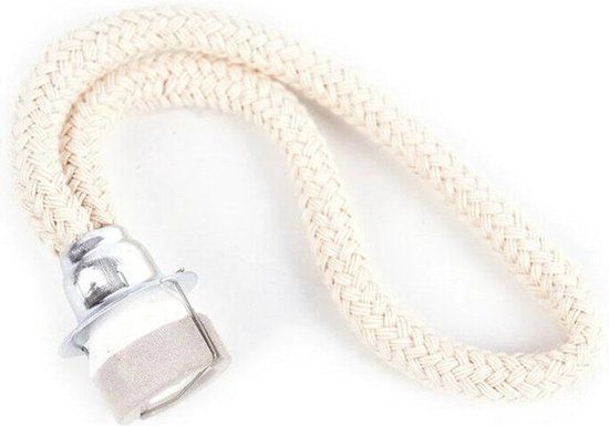 Lont met steen klein voor geurbranders - Zilver - 1.20 cm