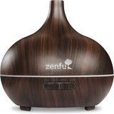 Zenful Dewdrop - Aroma Diffuser - 400ml - Dark Wood - Black