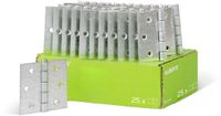 Alberts 851521 scharnier | vierkant | elektrolytisch geel verzinkt | 76 x 76 mm | set van 25