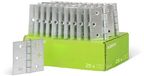 Alberts 851521 scharnier | vierkant | elektrolytisch geel verzinkt | 76 x 76 mm | set van 25