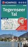 KOMPASS Wanderkarte 08 Tegernseer Tal 1:25.000