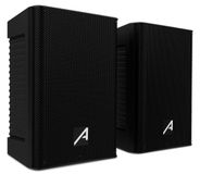 Audibax Freeport 210 - Set van 2 actieve en passieve luidsprekers van 10 inch - 250 W vermogen - USB/SD/FM-aansluiting - Luidsprekerstroomkabel en afstandsbediening inbegrepen - Versterkte luidspreker