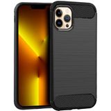 Cool iPhone 13 Pro Max Carbon Zwart Beschermhoes
