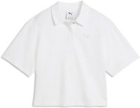 Puma Class Relaxed Polo Korte Mouw Poloshirt Wit XS Vrouw